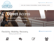 Tablet Screenshot of genesispt.net